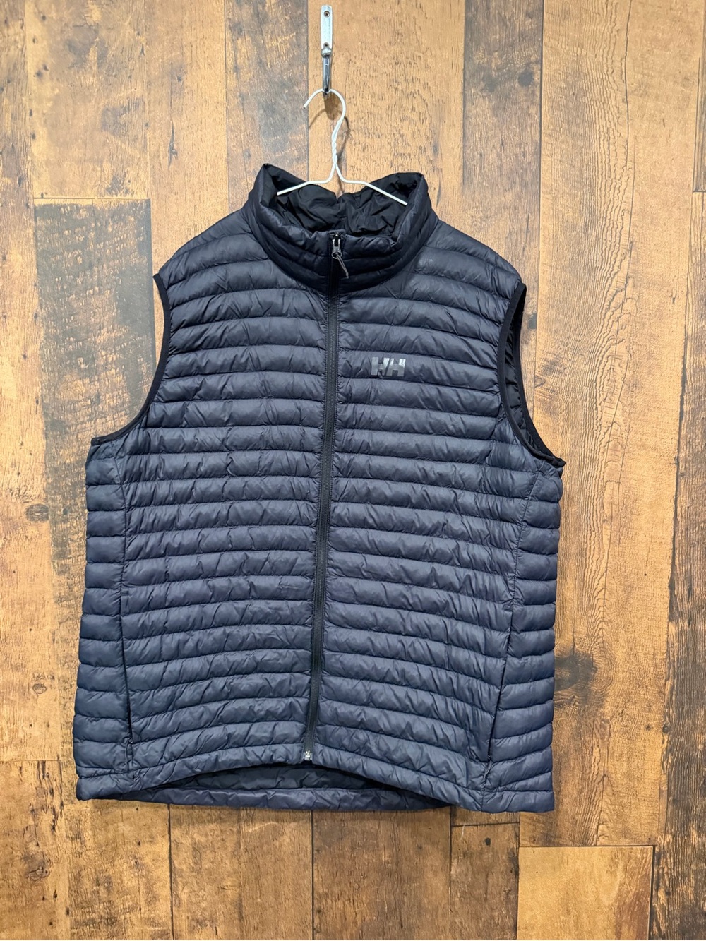 Helly Hansen Quilted Black Packable Vest XXL EUC